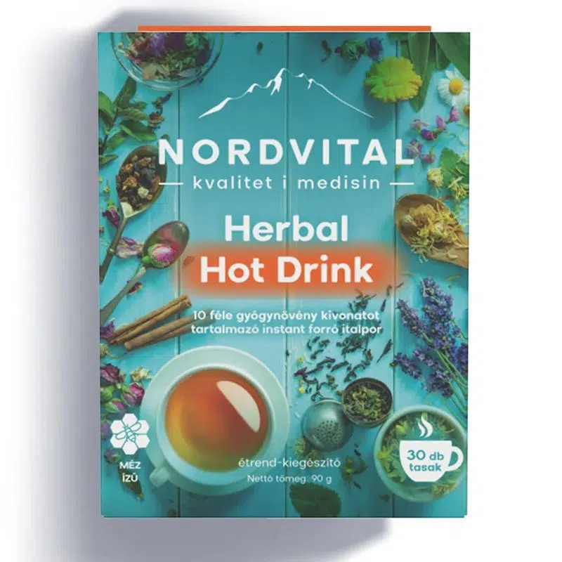 Nordvital Herbal Hot Drink Forró italpor Nordvital Herbal Hot Drink Forró italpor
