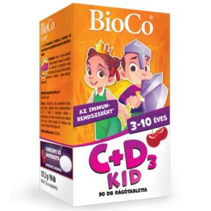 BioCo C+D3 KID cseresznyés rágótabletta