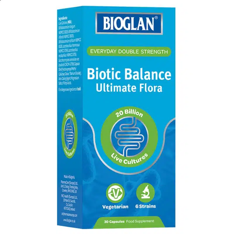 Bioglan Biotic Balance élőflórát tartalmazó kapszula Bioglan Biotic Balance élőflórát tartalmazó kapszula