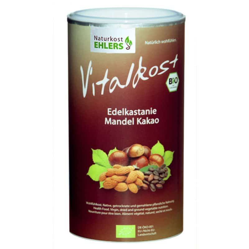 Ehlers Vitalkost Kakaó Gesztenye Mandula natív élelmiszer Ehlers Vitalkost Kakaó Gesztenye Mandula natív élelmiszer