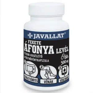 Javallat Fekete áfonya levél kapszula - 60db