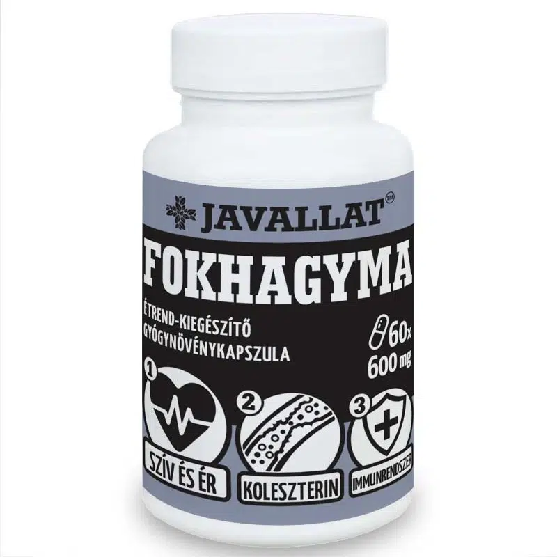 Javallat Fokhagyma kapszula - 60db Javallat Fokhagyma kapszula - 60db