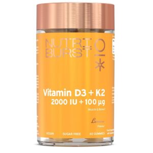Nutriburst Premium Vitamin D3 & K2 gumivitamin