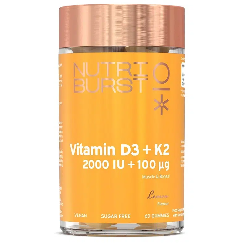 Nutriburst Premium Vitamin D3 & K2 gumivitamin Nutriburst Premium Vitamin D3 & K2 gumivitamin