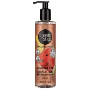 Organic Shop ''Bellini, please!'' Hidratáló tusfürdő görögdinnyével és barackkal