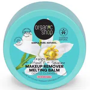 Organic Shop Sminklemosó balzsam narancsvirággal E-vitaminnal és szkvalánnal