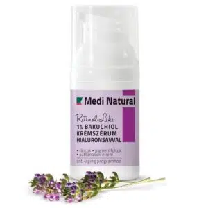 Medinatural Retinol-Like 1% Bakuchiol krémszérum Hialuronsavval