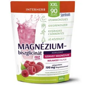 Interherb XXL Magnézium-biszglicinát málnás italpor - 315g
