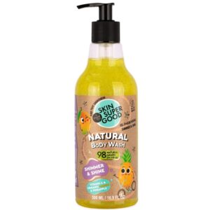 Skin Super Good Természetes Shimmer & Shine tusfürdő - 500ml