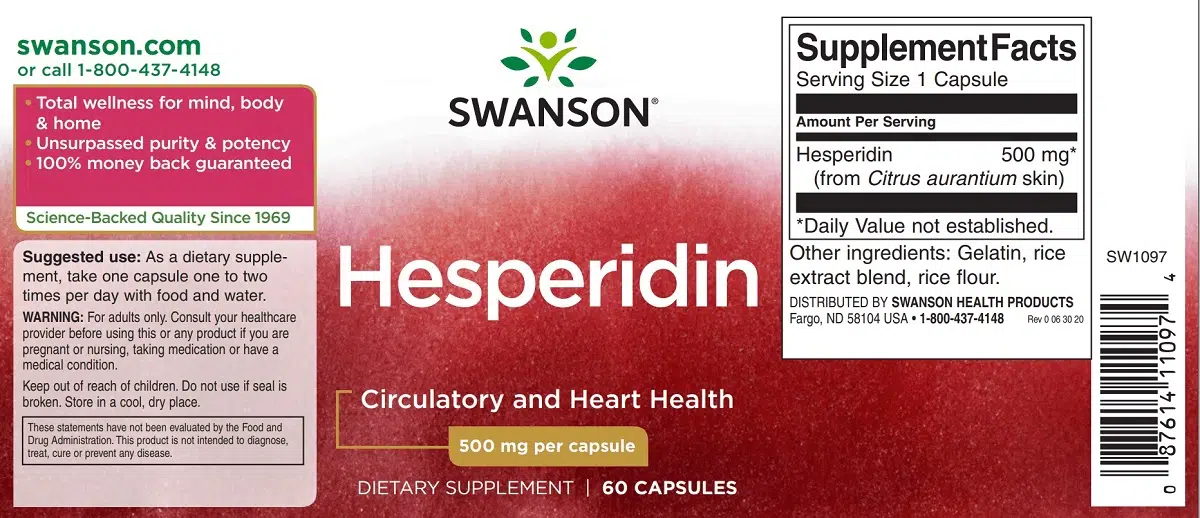 Swanson Hesperidin kapszula - 60 Swanson Hesperidin kapszula - 60