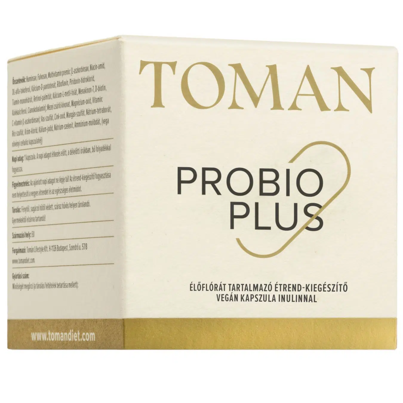 Toman Probio Plus Élőflórát tartalmazó kapszula inulinnal - 30db - Image 2 Toman Probio Plus Élőflórát tartalmazó kapszula inulinnal - 30db - Image 2
