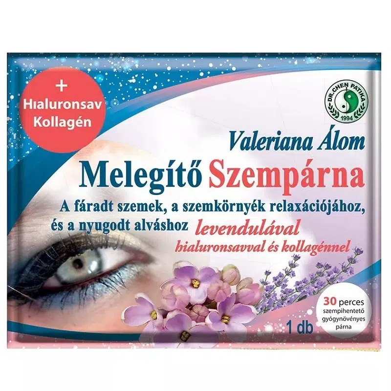 Dr. Chen Valeriana Álom Melegítő szempárna levendulával - 1db Dr. Chen Valeriana Álom Melegítő szempárna levendulával - 1db