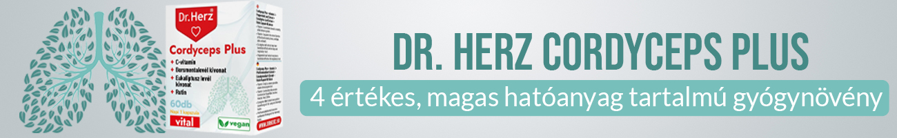 Dr. Herz Cordyceps Plus + C-vitamin kapszula