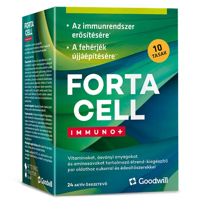 Goodwill Szent Györgyi-Albert Fortacell Immuno+ italpor - 10 tasak Goodwill Szent Györgyi-Albert Fortacell Immuno+ italpor - 10 tasak