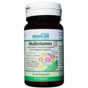 Nutrilab Multivitamin kapszula - 30db