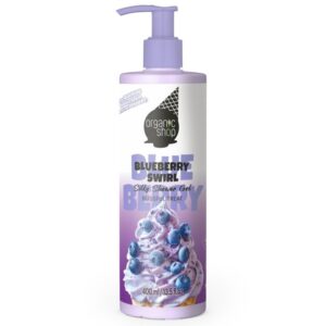 Organic Shop Áfonyás csavart fagyi Selymes tusfürdő gél - 400ml