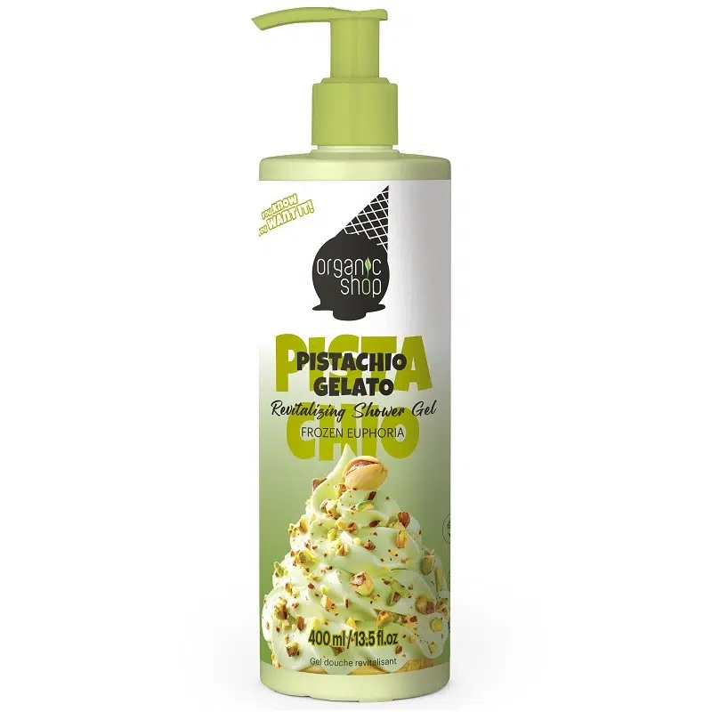 Organic Shop Pisztácia fagyi Revitalizáló tusfürdő gél - 400ml Organic Shop Pisztácia fagyi Revitalizáló tusfürdő gél - 400ml