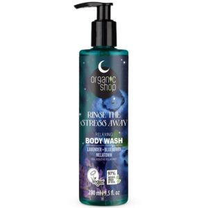 Organic Shop Relaxáló tusfürdő levendulával, áfonyával és melatoninnal - 260ml