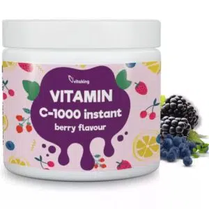 Vitaking Instant C-vitamin 1000mg erdei gyümölcs italpor - 400g