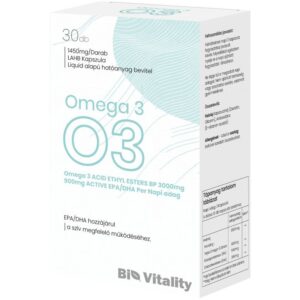 Bio Vitality Omega-3 lágyzselatin kapszula - 30db