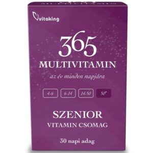Vitaking 365 Multivitamin Szenior vitamin csomag - 30db