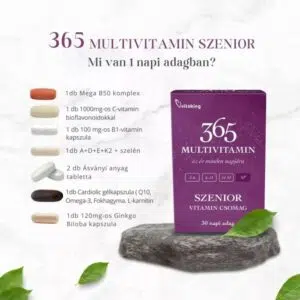 Vitaking 365 Multivitamin Szenior vitamincsomag - 30db - Image 4 Vitaking 365 Multivitamin Szenior vitamincsomag - 30db - Image 4