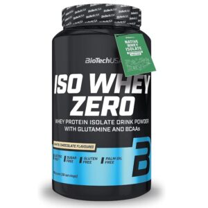 BioTech USA 100% IsoWhey ZERO fehércsoki - 908g
