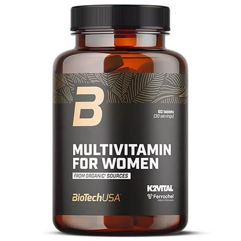BioTech USA Multivitamin for Women Organic Sources tabletta - 60db BioTech USA Multivitamin for Women Organic Sources tabletta - 60db