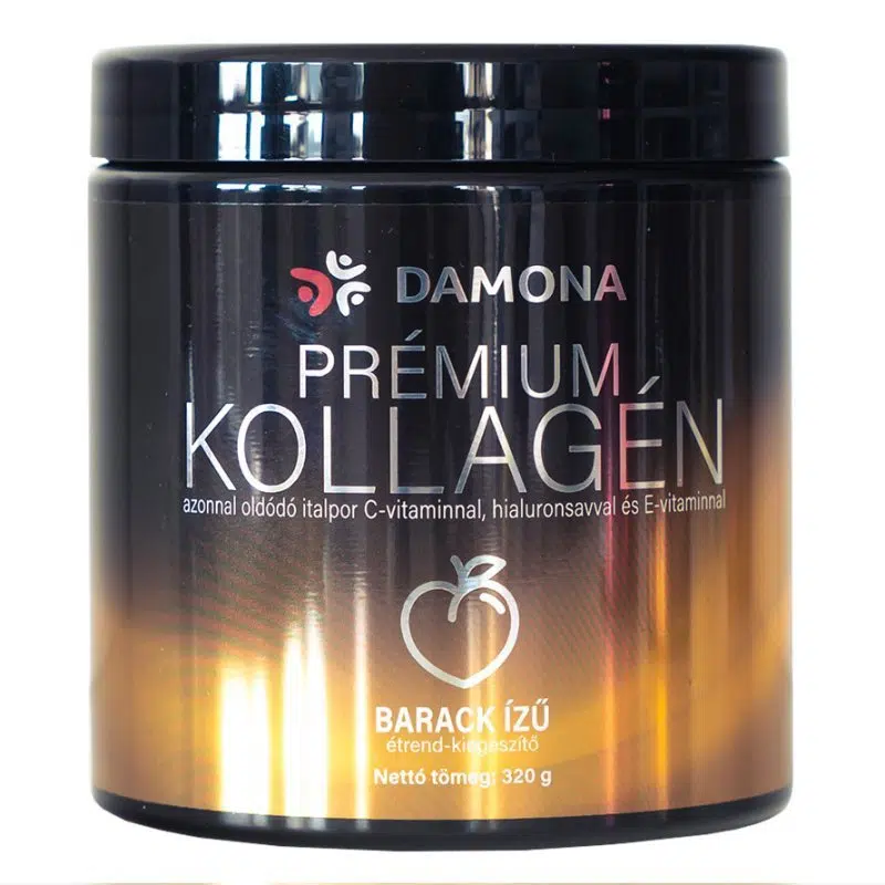Damona Prémium Kollagén barack ízű italpor - 320g Damona Prémium Kollagén barack ízű italpor - 320g