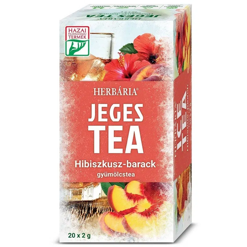 Herbária Jeges tea Hibiszkusz-Barack - 20 filter Herbária Jeges tea Hibiszkusz-Barack - 20 filter