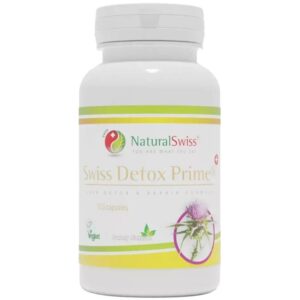 Natural Swiss Detox Prime teljeskörű májvédő, méregtelenítő kapszula - 120db