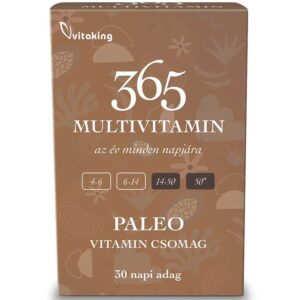 Vitaking 365 Multivitamin Paleo vitamin csomag - 30db