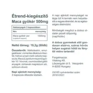 Vitaking Maca 500mg kapszula - 60db - Image 4