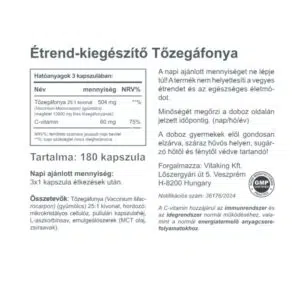 Vitaking Tőzegáfonya C-vitaminnal kapszula - 180