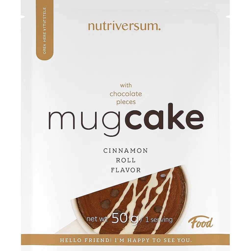 Nutriversum Mugcake fehéjas csiga bögrés süti - 50g Nutriversum Mugcake fehéjas csiga bögrés süti - 50g