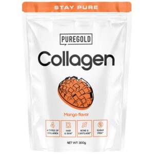 Pure Gold Collagen Marha kollagén italpor mangó - 300g