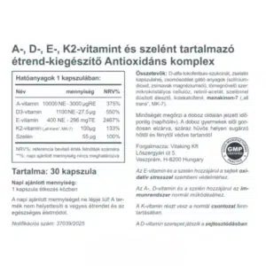 Vitaking Antioxidáns Komplex kapszula - 30
