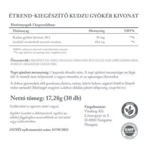 Vitaking Kudzu gyökér kivonat
