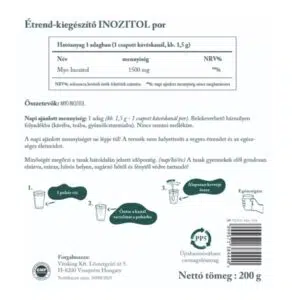 Vitaking Myo-Inozitol tasakos por Vitaking Myo-Inozitol tasakos por
