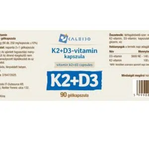 Caleido K2-D3-vitamin gélkapszula - 90db - Image 3