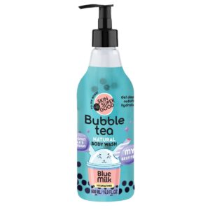 Skin Super Good Bubble Tea Blue Milk hidratáló tusfürdő kókusztejjel és maracujával - 500ml