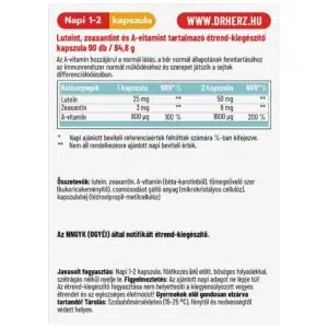 Dr. Herz Lutein Forte 25mg XL kapszula