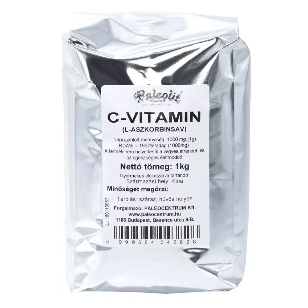 Paleolit Aszkorbinsav (C-vitamin) - 1000g Paleolit Aszkorbinsav (C-vitamin) - 1000g