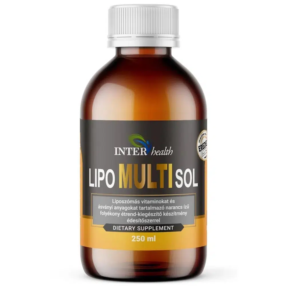 Interhealth Lipo MULTI sol Liposzómás Multivitamin - 250ml Interhealth Lipo MULTI sol Liposzómás Multivitamin - 250ml