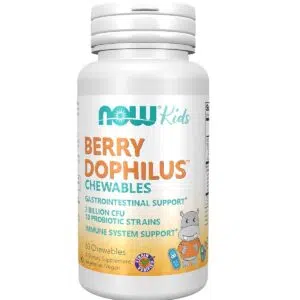 Now Berry Dophilus gyerek probiotikum erdei gyümölcs ízű rágótabletta - 60db