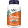 Now Calcium & Magnesium por D-vitaminnal - 227g