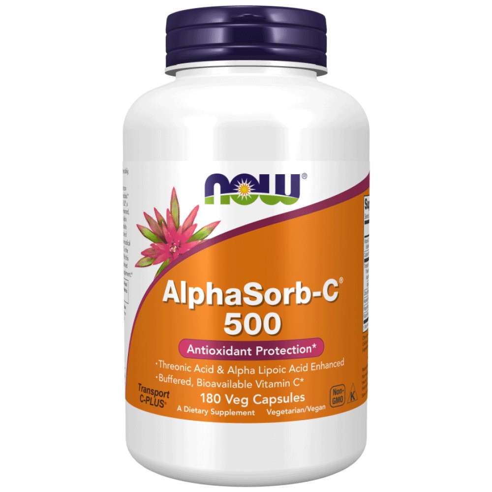 Now AlphaSorb - C-vitamin 500 mg - 180db - BioBolt.eu webáruház