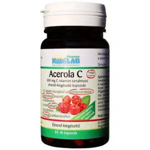 Nutrilab Acerola C Vega kapszula - 60db