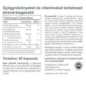 Vitaking Gyógynövény Komplex 50+ nőknek kapszula