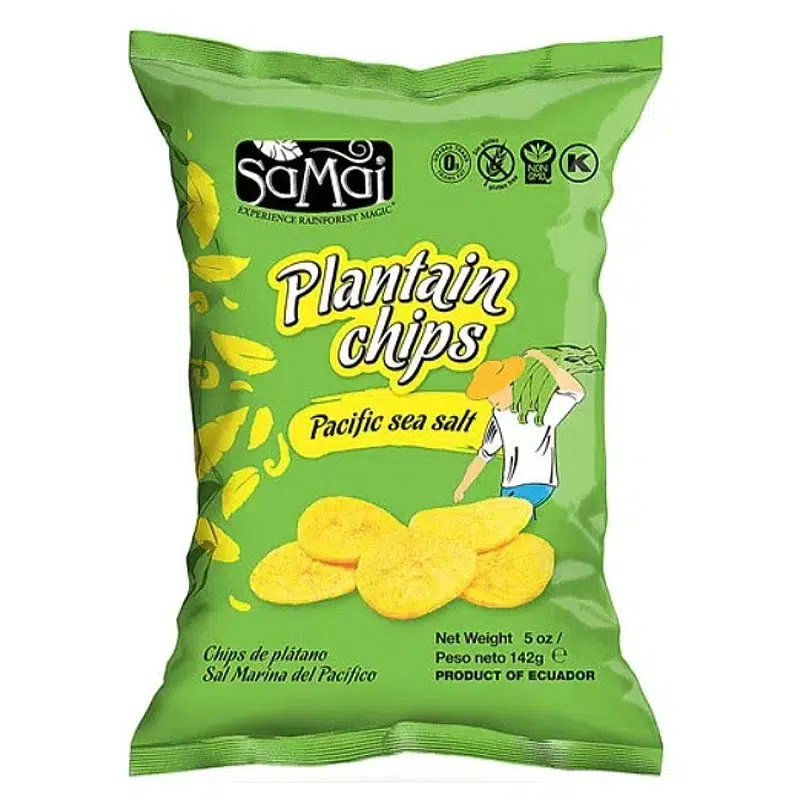 Samai Plantain nagy chips tengeri sós - 142g Samai Plantain nagy chips tengeri sós - 142g